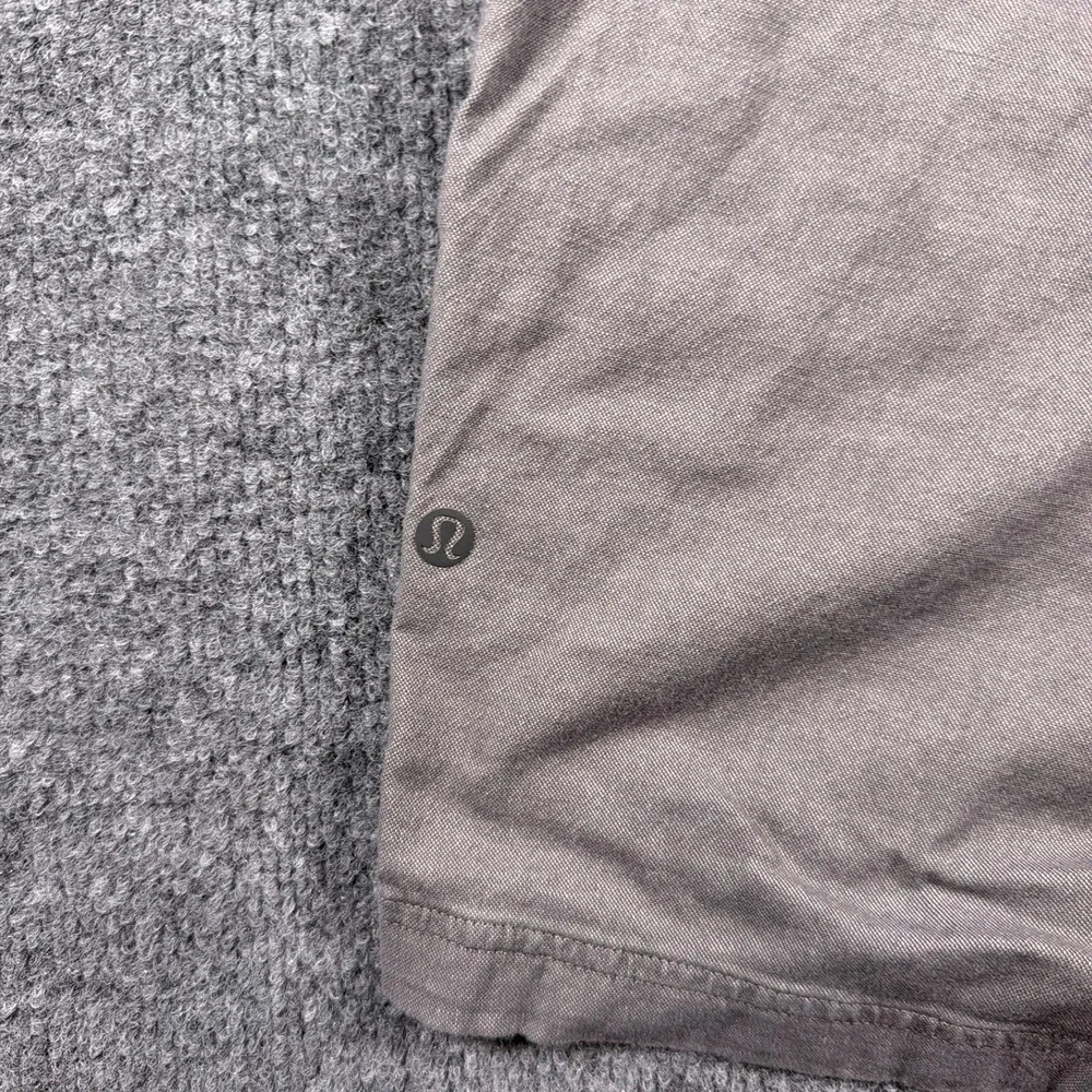 Lululemon Commission Shorts Mens 34 Gray Cotton Blend Stretch Chino 10